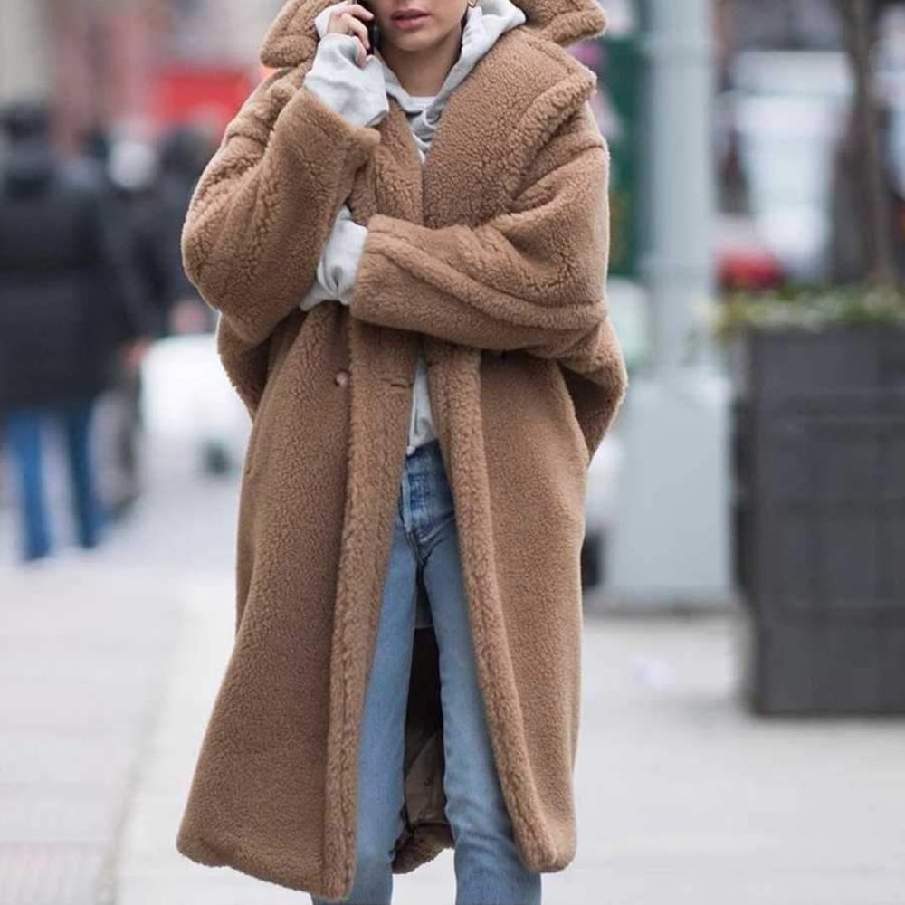 LAST PRICE DROP: TEDDY Coat In Camel Wool/Silk